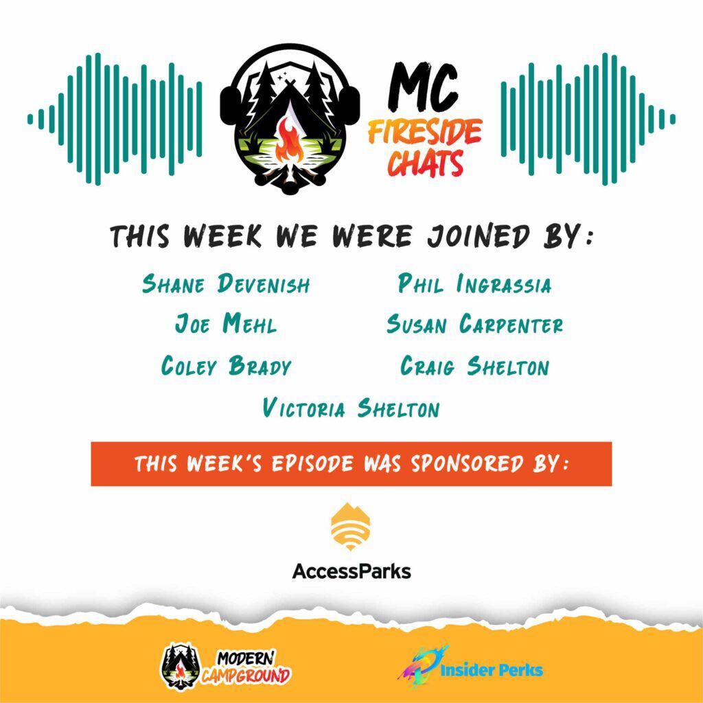 MC Fire chats - this week we were joined by MC Fireside Chats.